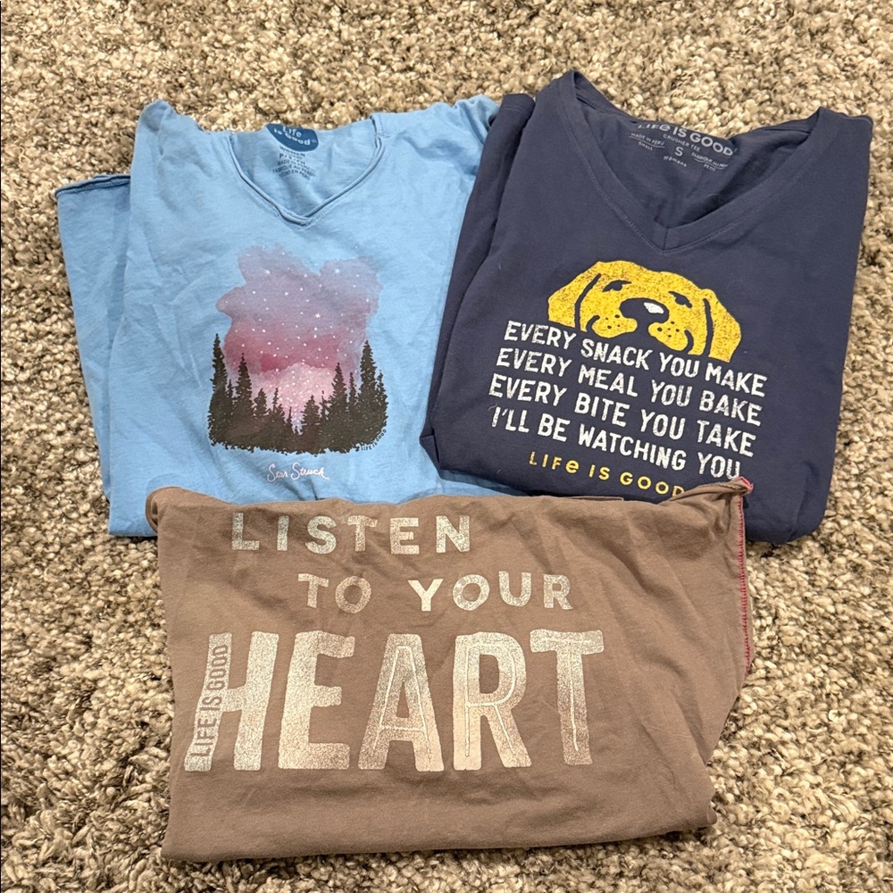 Life is Good shirt bundle